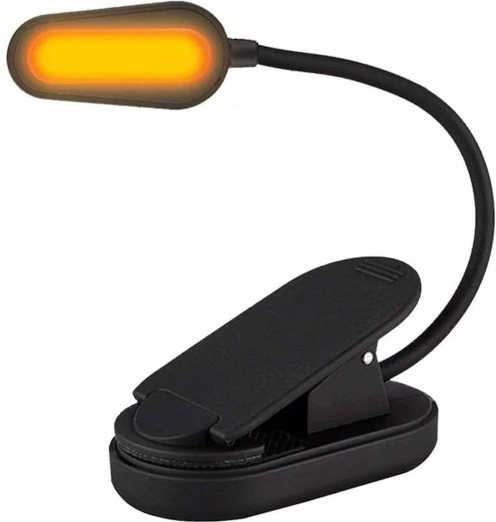 NoBlue Amber Book Light BlockBlueLight