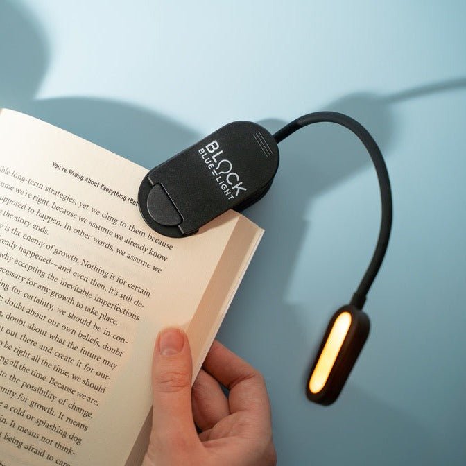 NoBlue Amber Book Light BlockBlueLight