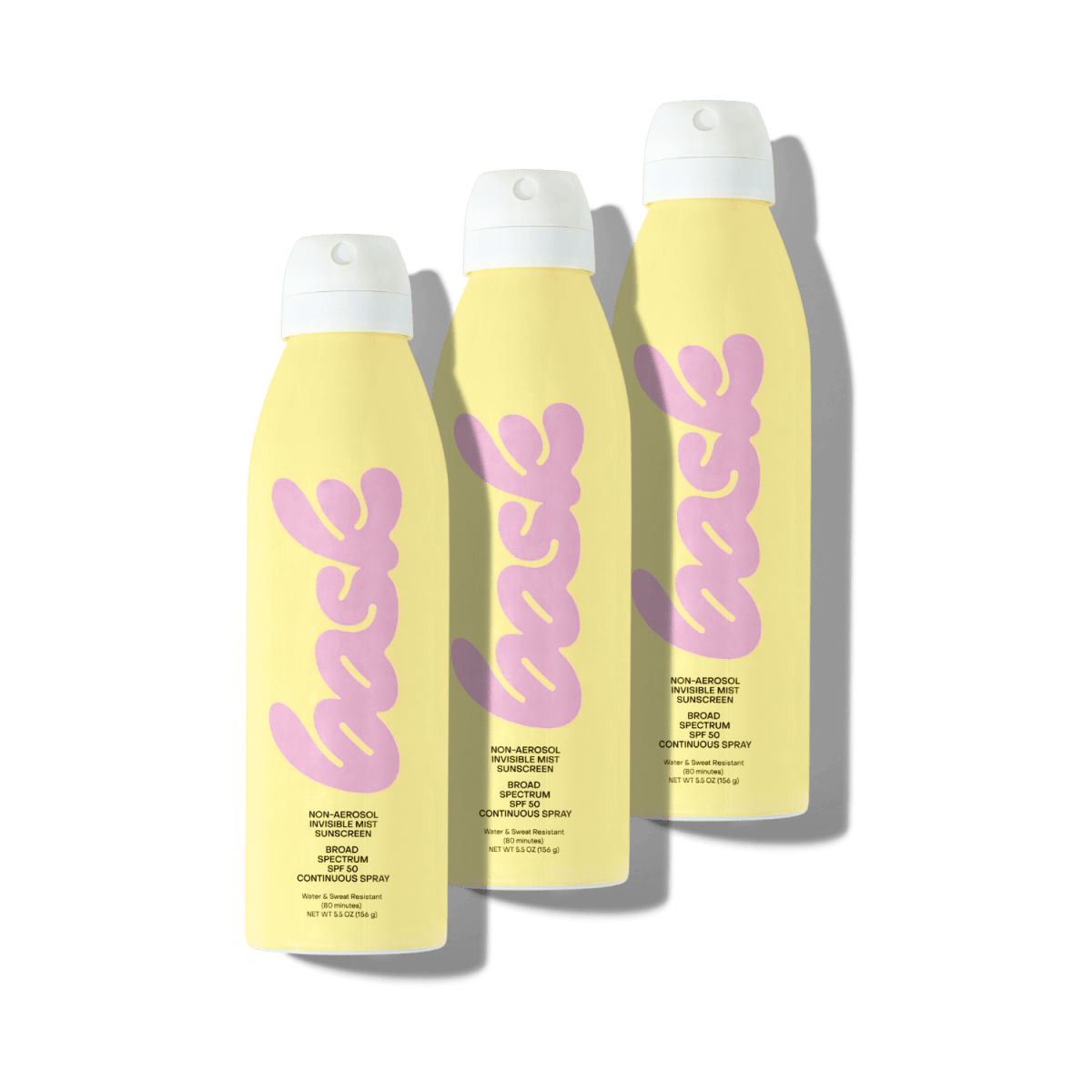 Non - Aerosol Spray 3 - Pack Bask Suncare