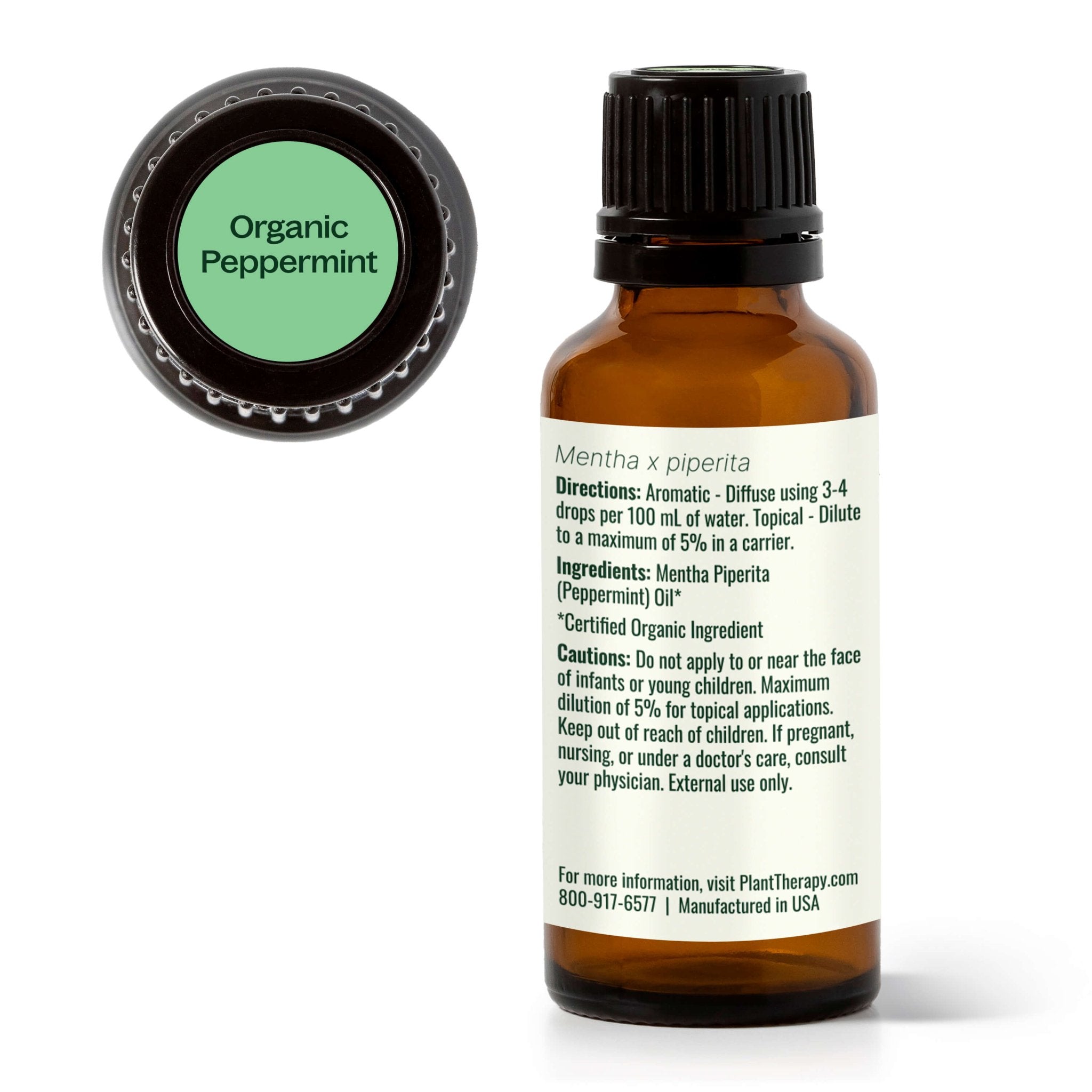 Organic Peppermint Essential Oil Plant Therapy
