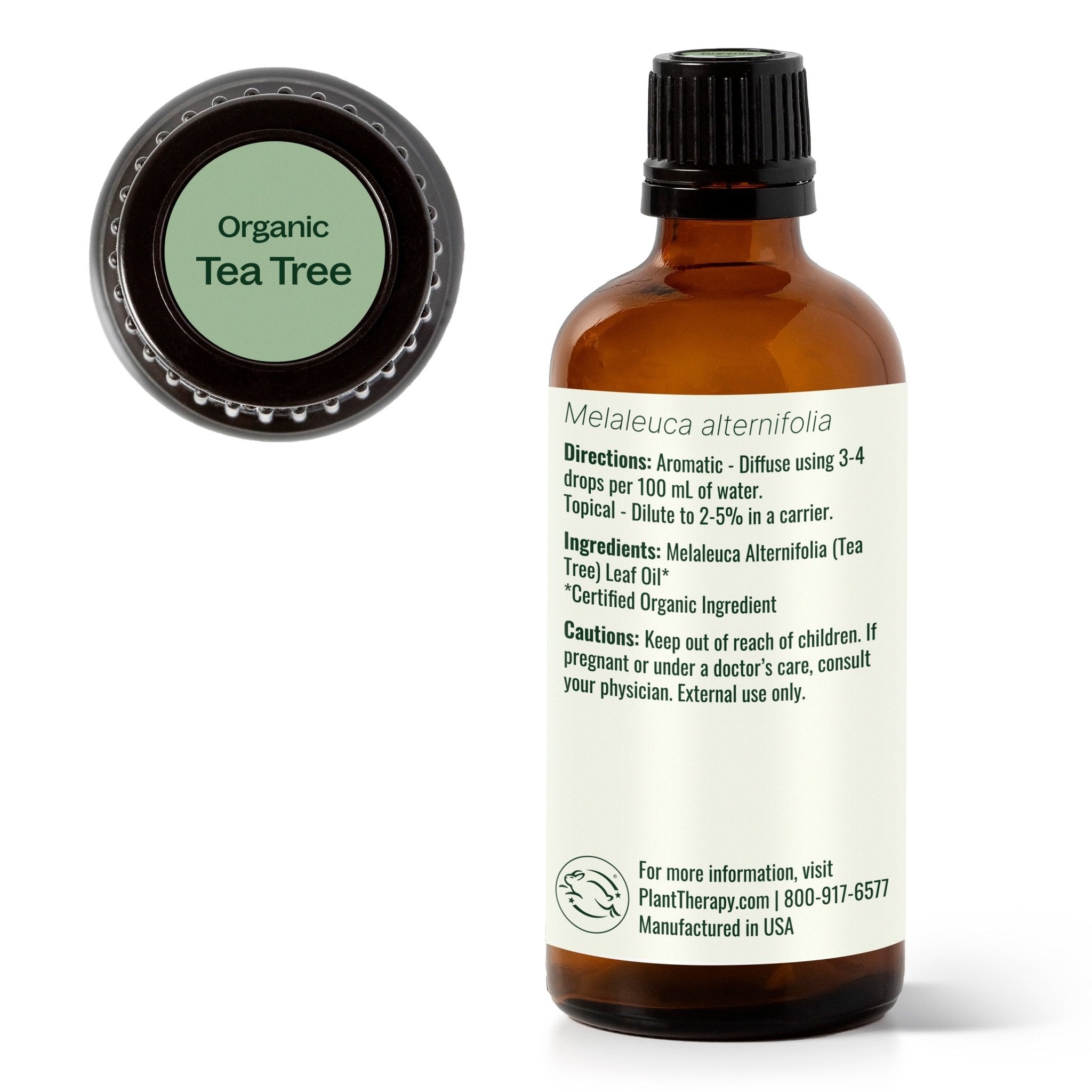 Organic Tea Tree Essential Oil Plant Therapy