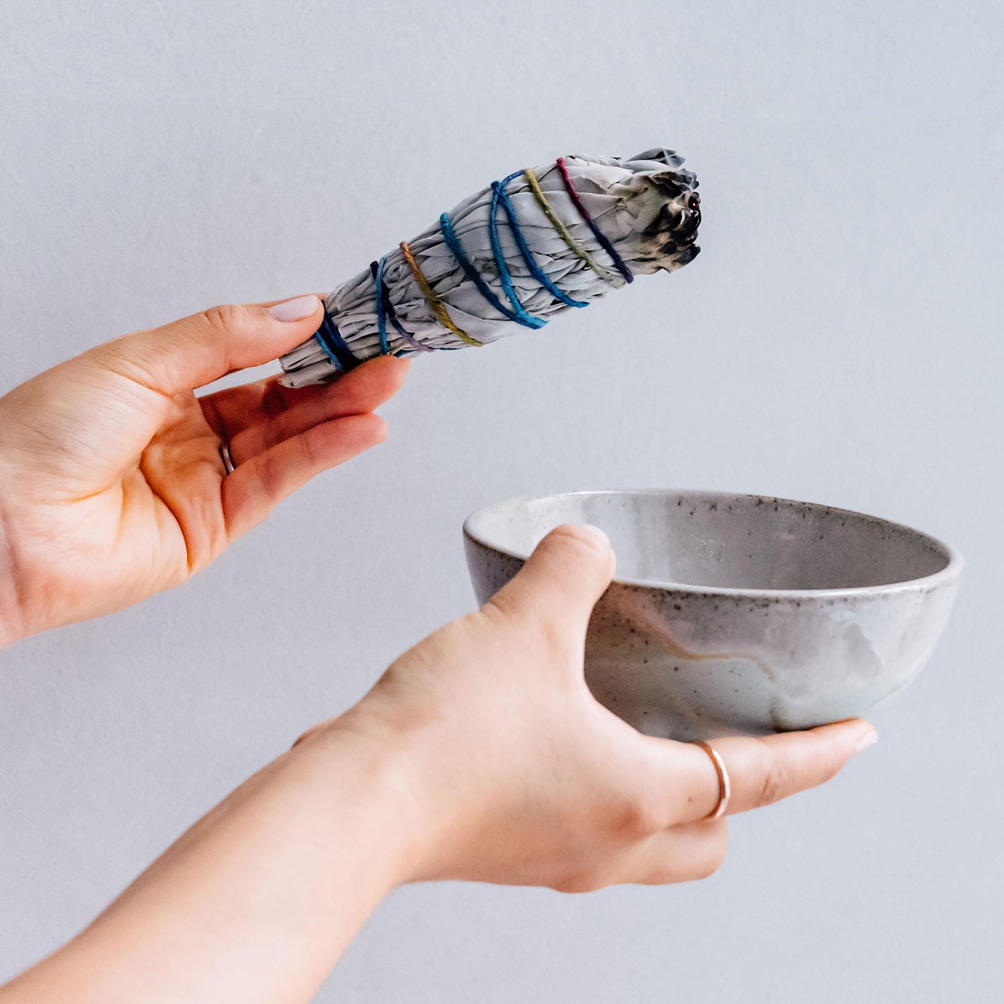 Organic White Sage Smudge Stick - Large CEDAR AND MYRRH