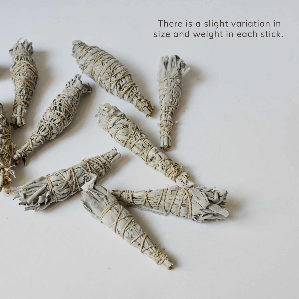 Organic White Sage Smudge Stick - Mini CEDAR AND MYRRH