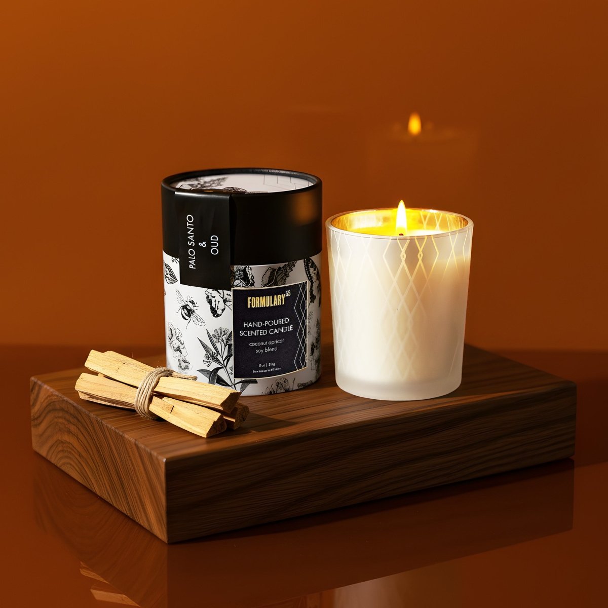 Palo Santo & Oud - Glow Candle Formulary 55