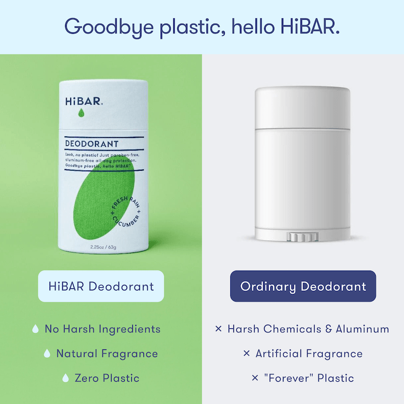 Plastic - Free Deodorant HiBAR