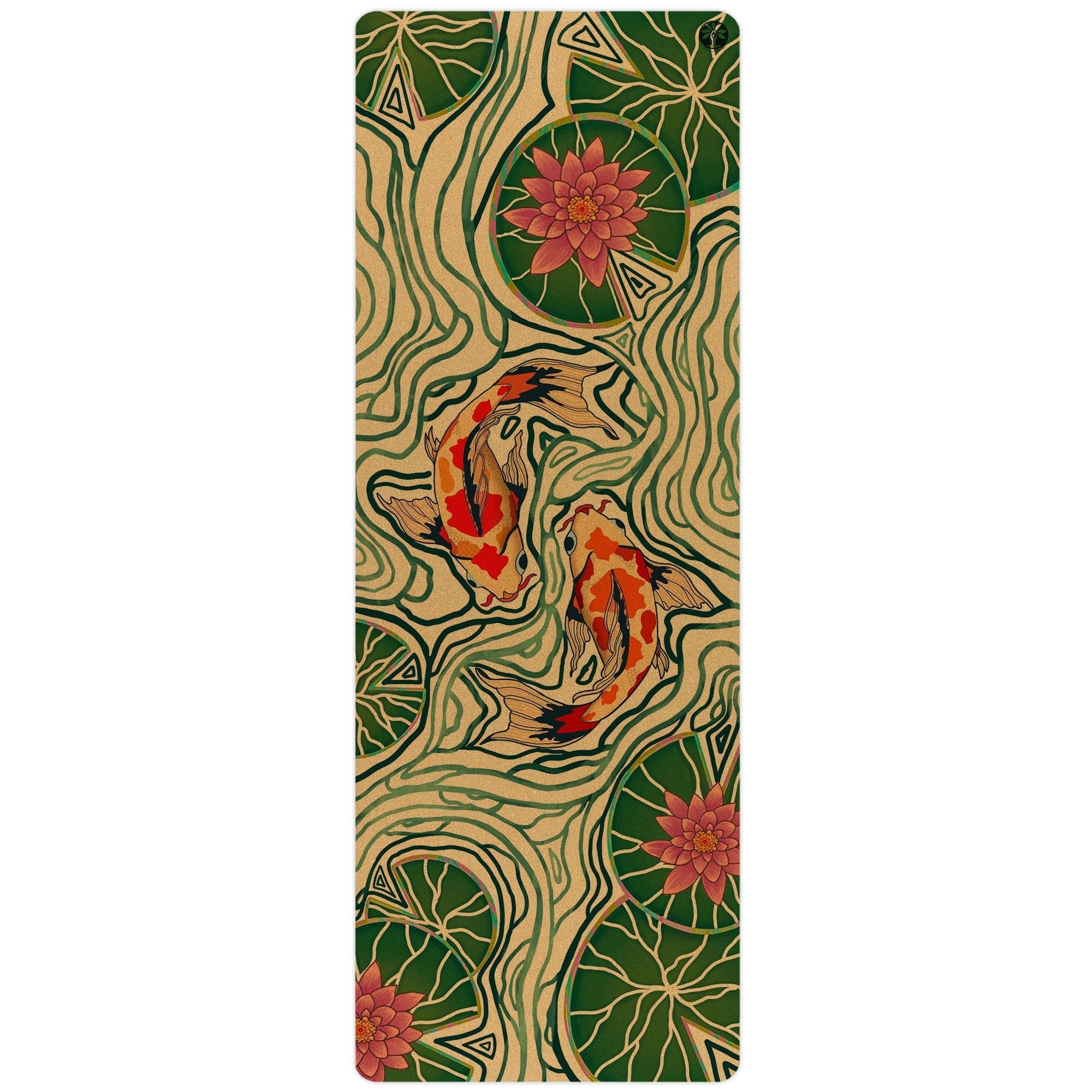 Pond of Harmony Aura Cork Yoga Mat Yoloha Yoga