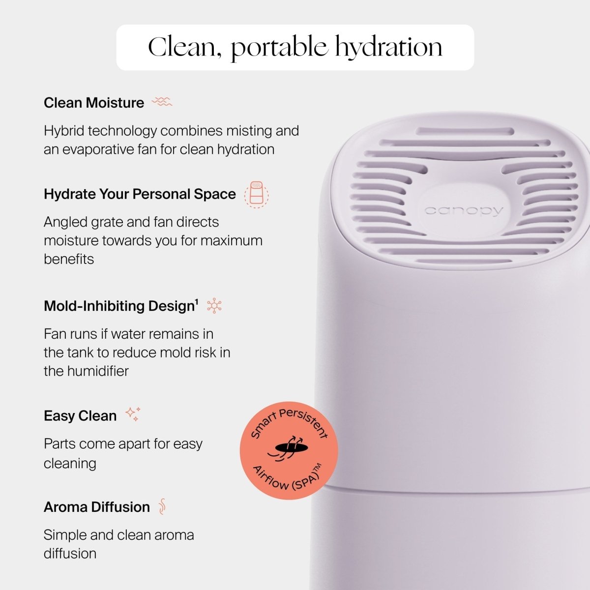 Portable Humidifier Canopy