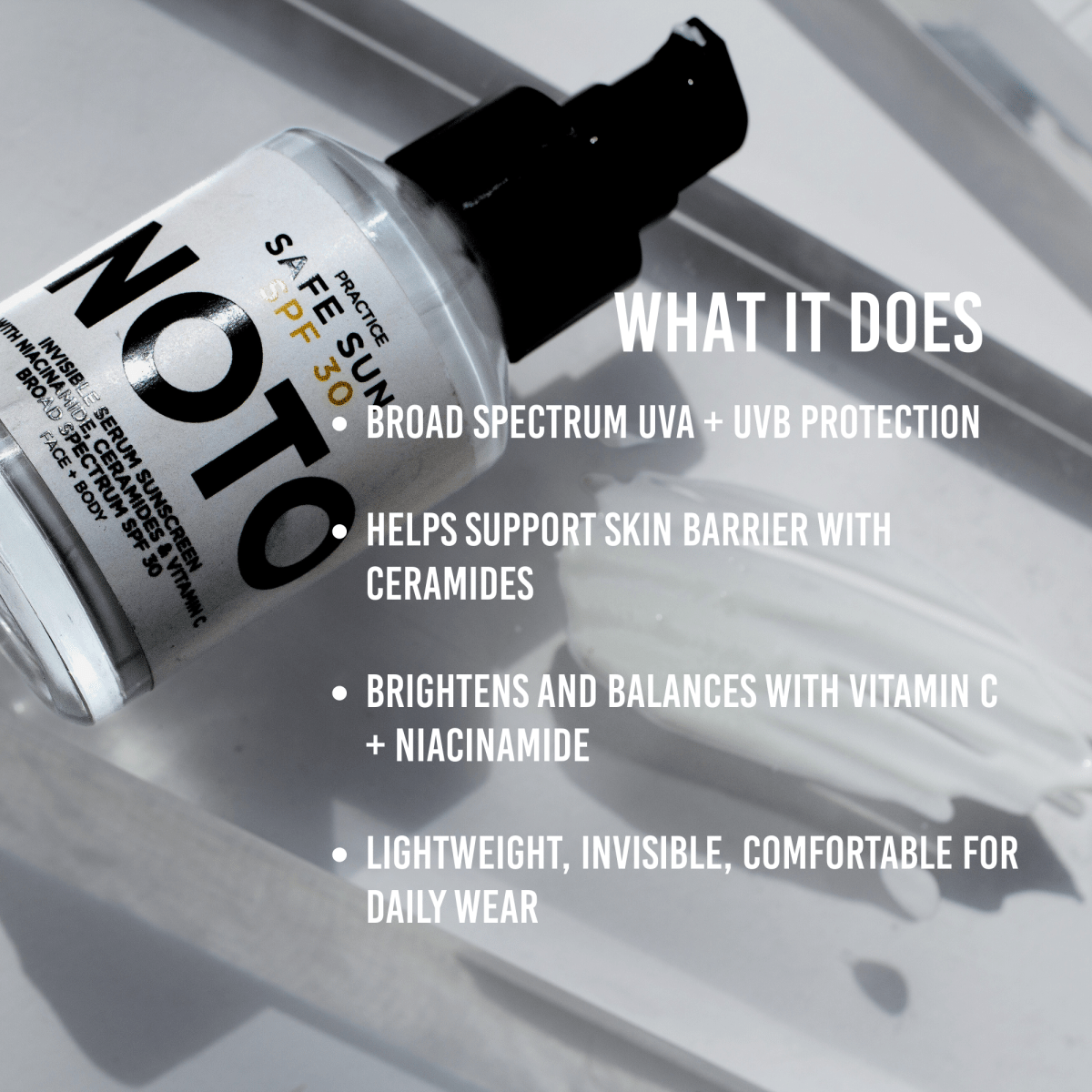 (PRACTICE) SAFE SUN // SPF 30 NOTO Botanics