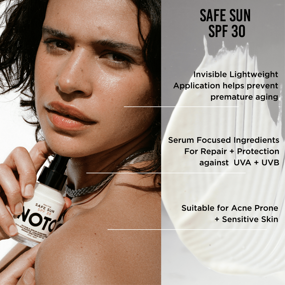 (PRACTICE) SAFE SUN // SPF 30 NOTO Botanics