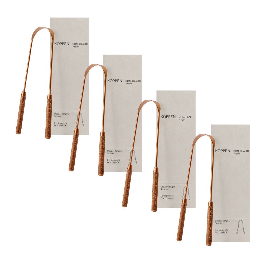 Pure Copper Tongue Scraper | Fresh Breath & Enhanced Taste KÖPPEN