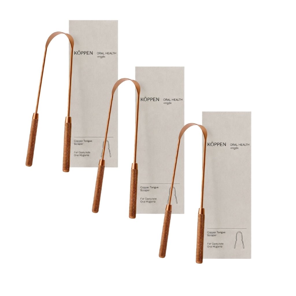 Pure Copper Tongue Scraper | Fresh Breath & Enhanced Taste KÖPPEN