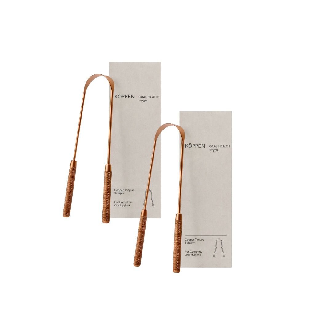 Pure Copper Tongue Scraper | Fresh Breath & Enhanced Taste KÖPPEN