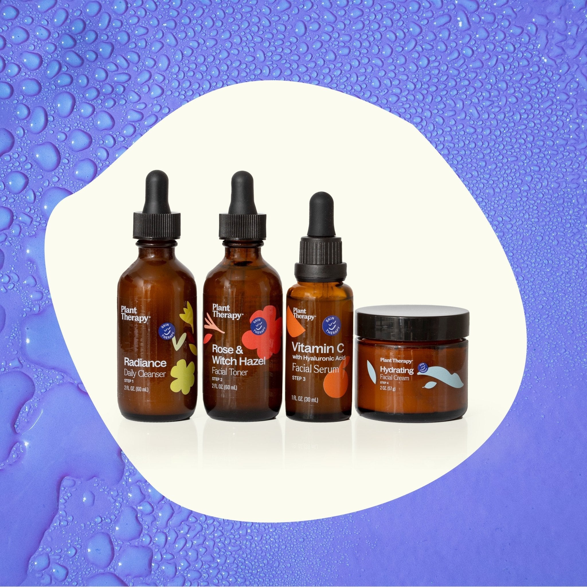 Ready, Set, Glow 4 Step Skin Care Set Plant Therapy