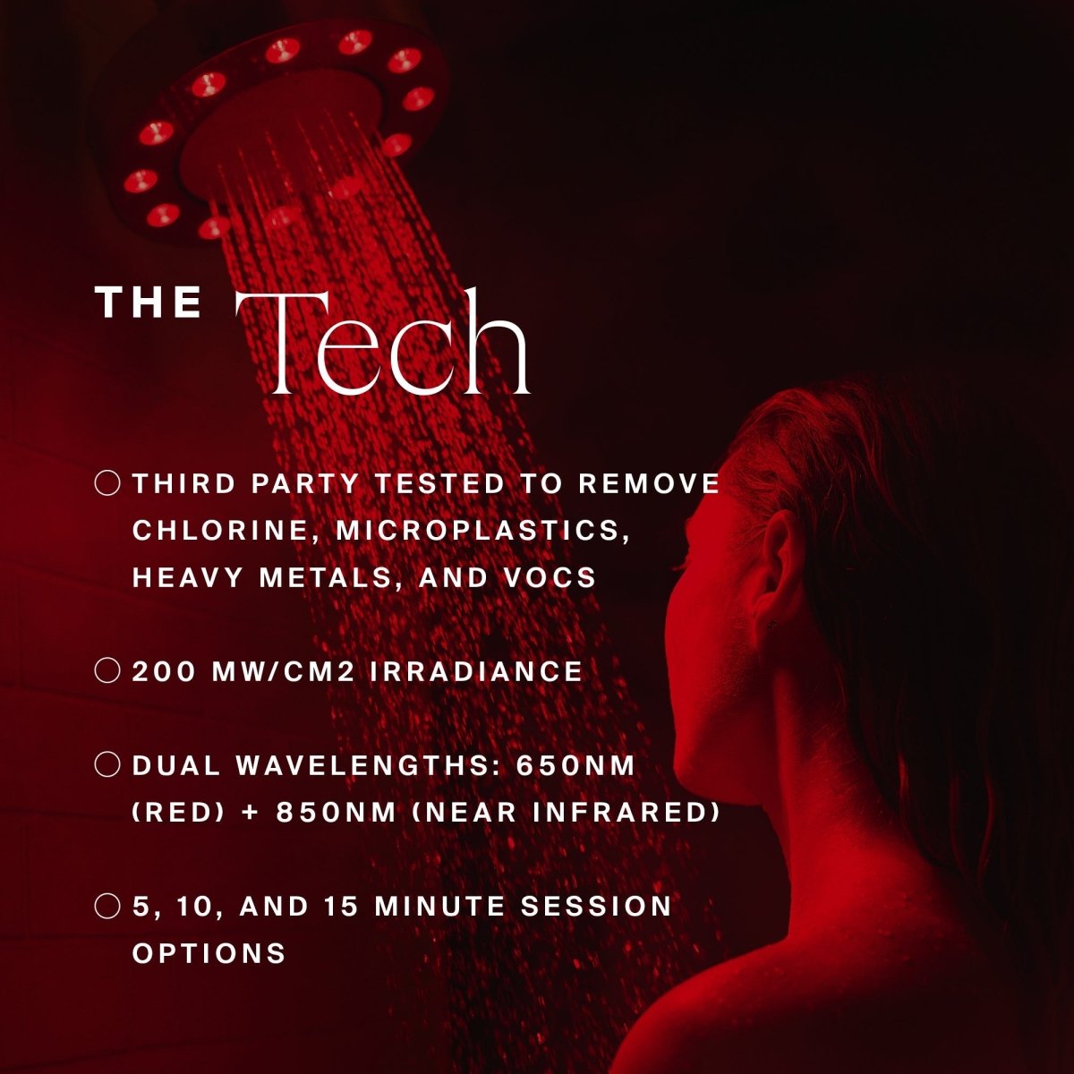 Red Light Showerhead Filter HigherDOSE