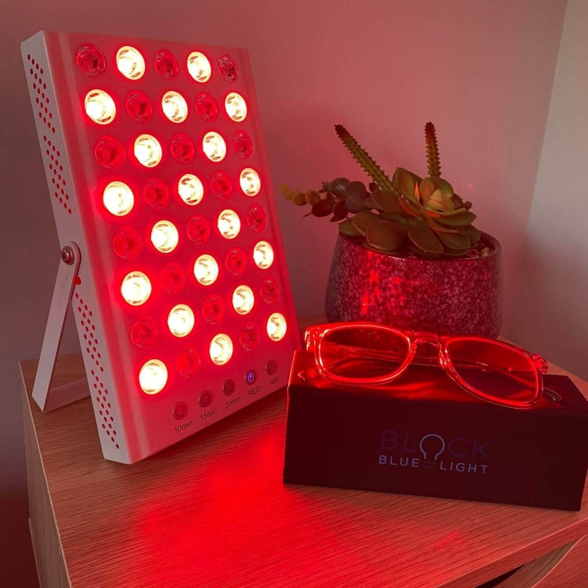 Red Light Therapy PowerPanel Mini BlockBlueLight