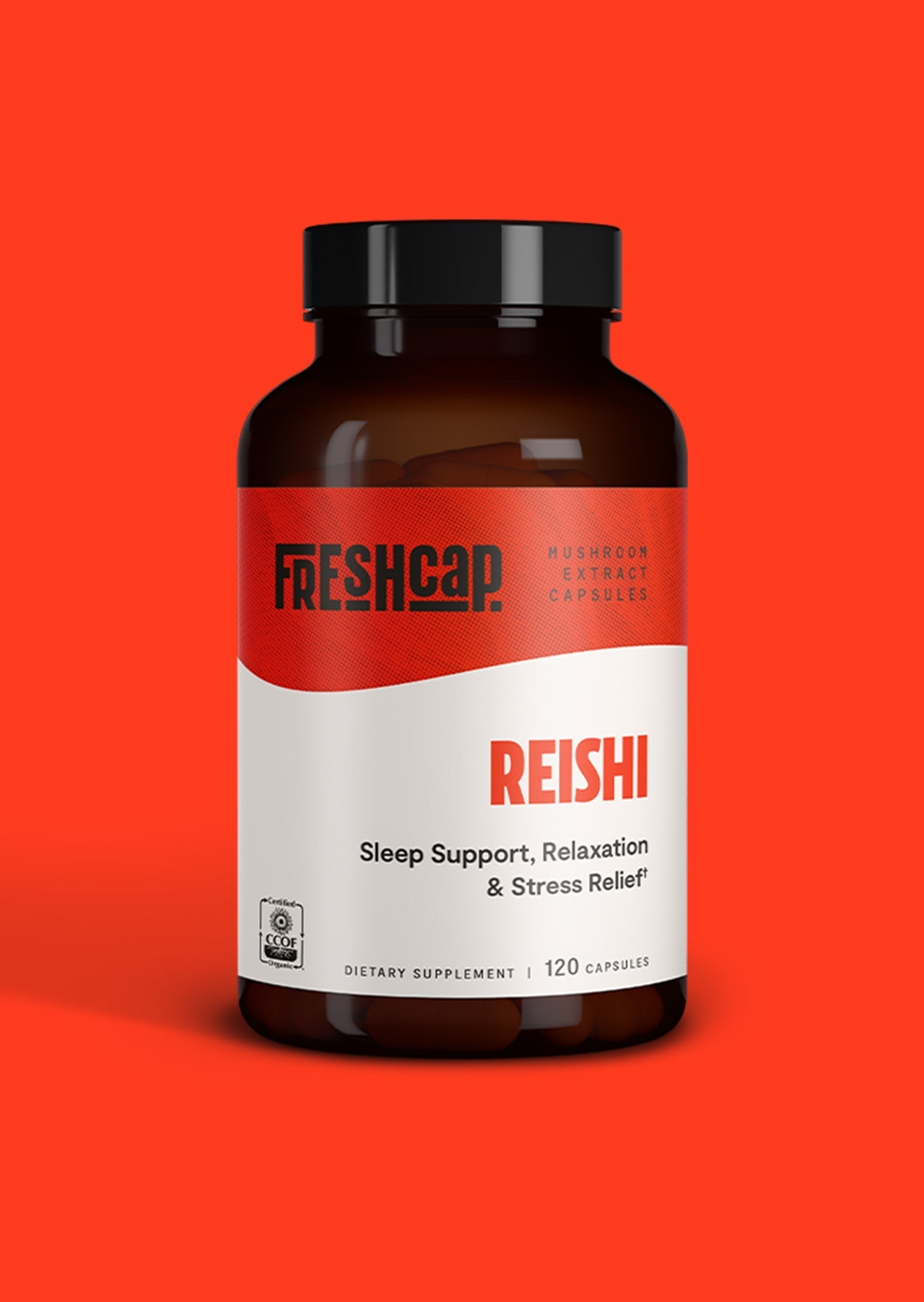 Reishi Mushroom Extract Capsules FreshCap Mushrooms