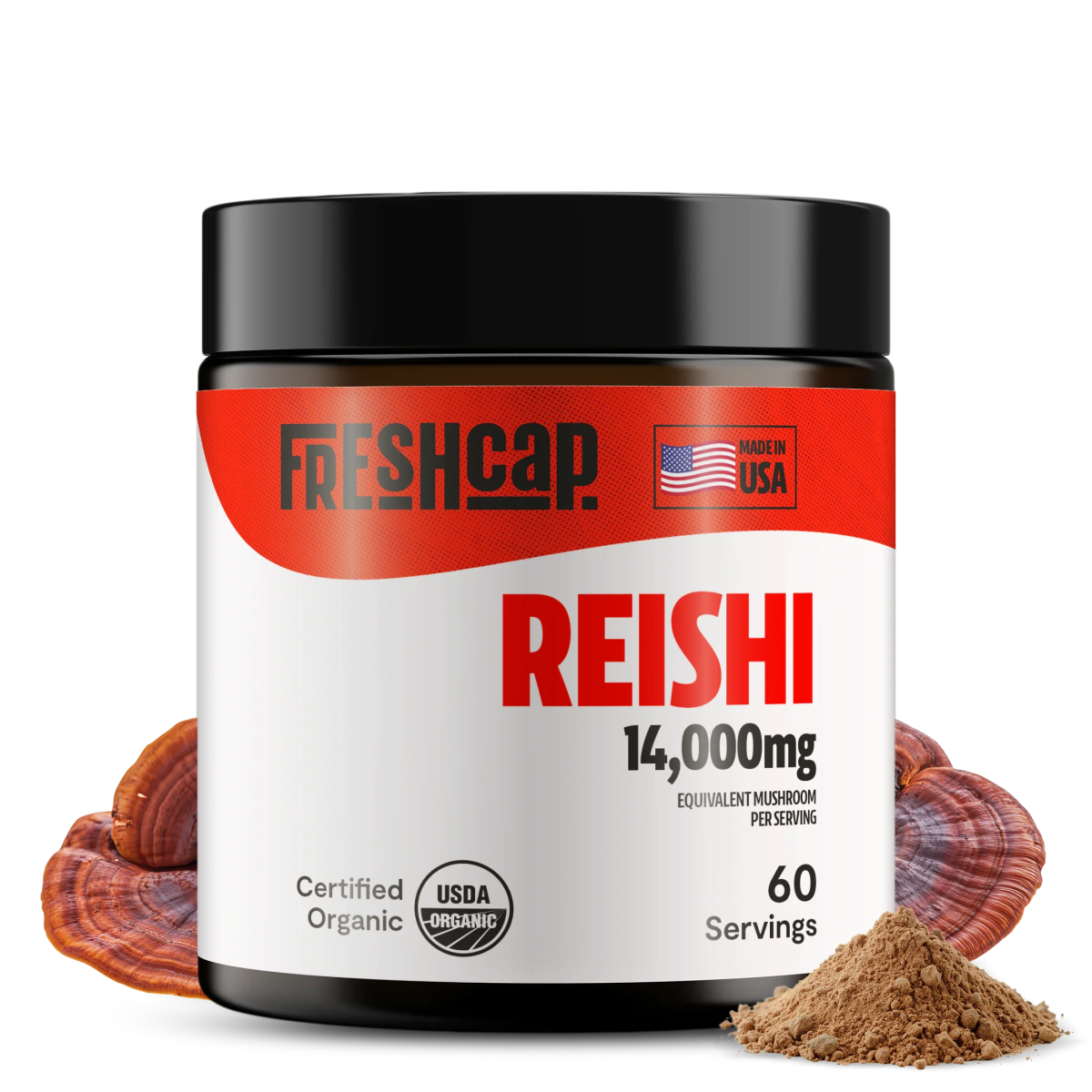 Reishi Mushroom Extract Powder FreshCap Mushrooms