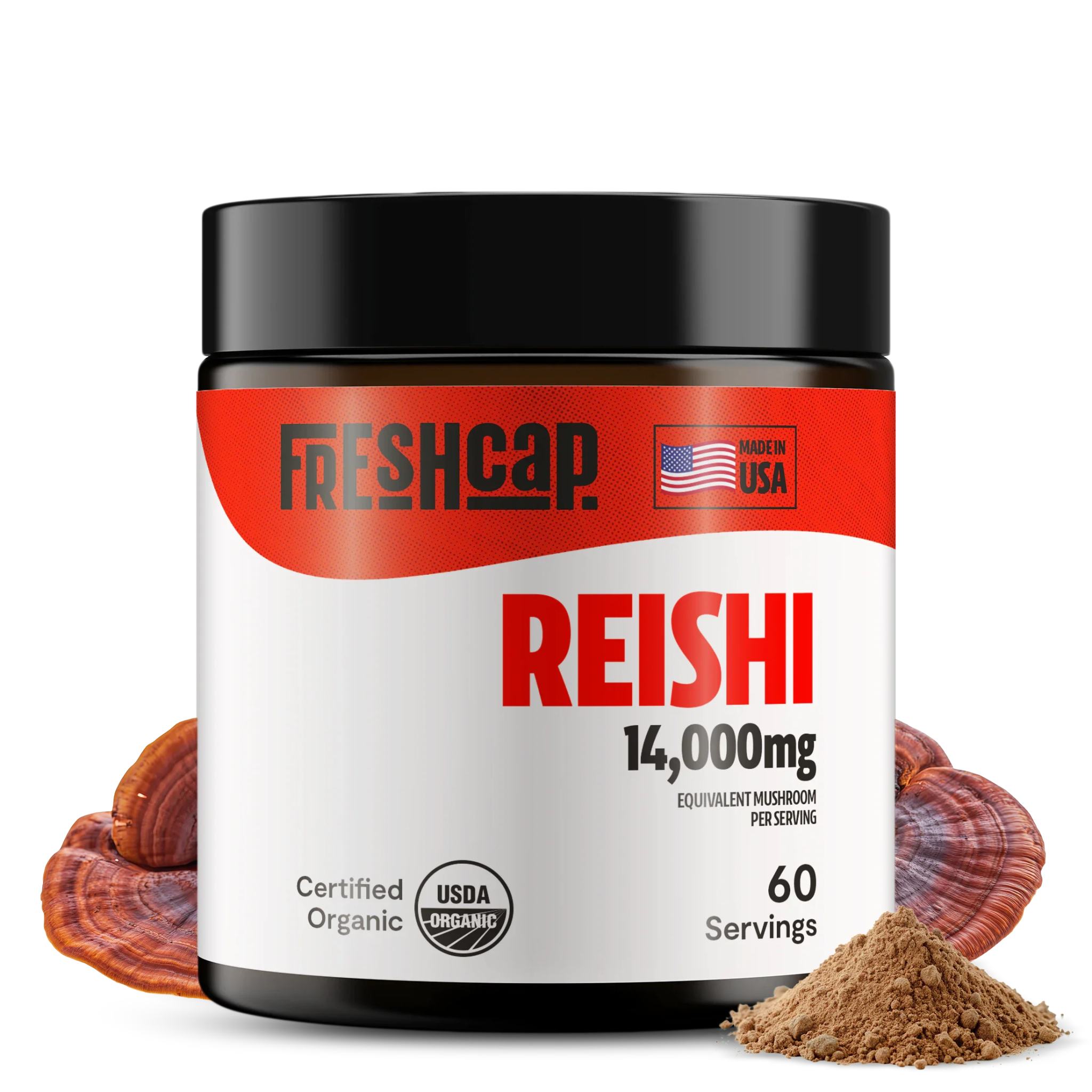 Reishi Mushroom Extract Powder FreshCap Mushrooms