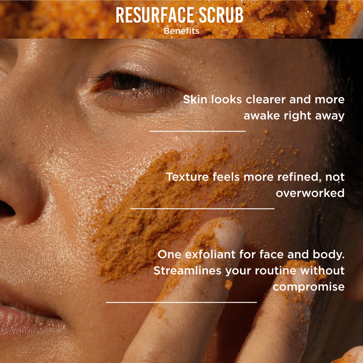 RESURFACE SCRUB // FACE + BODY NOTO Botanics