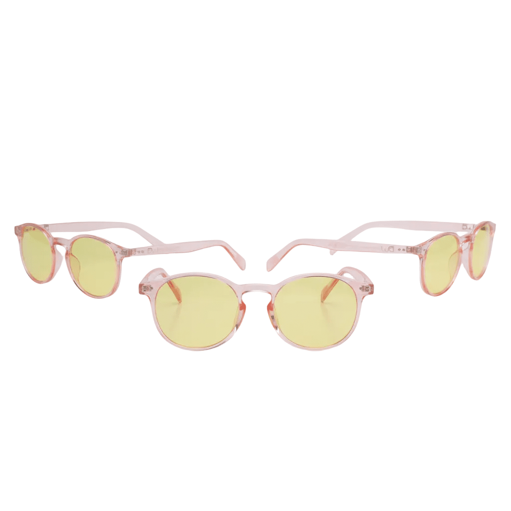 Rose Quartz Blue Light Blocking Glasses - DreamWalkerz Crystal Collection DreamWalkerz