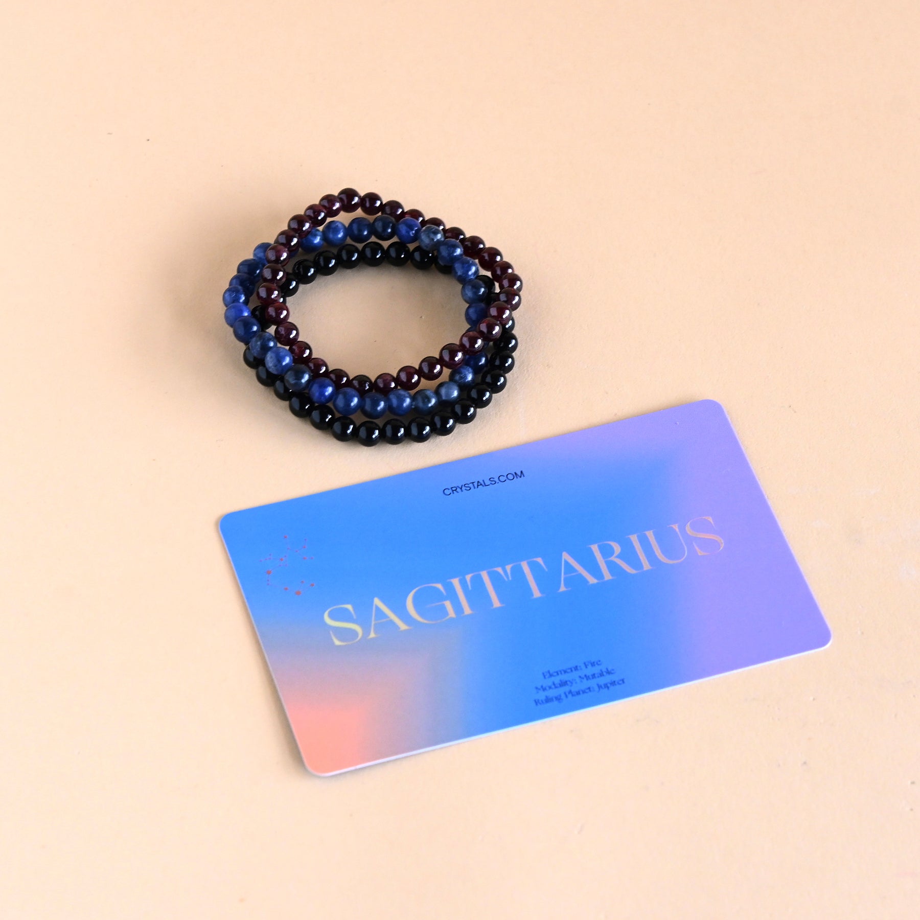 Sagittarius Bracelet Trio CRYSTALS.COM