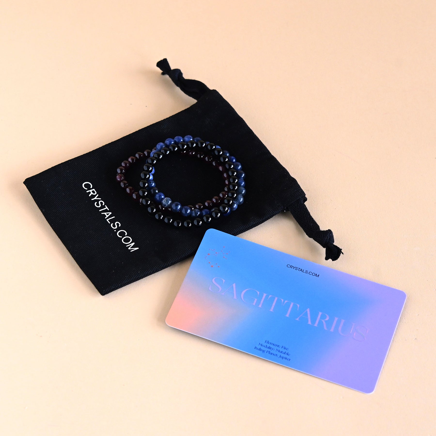 Sagittarius Bracelet Trio CRYSTALS.COM