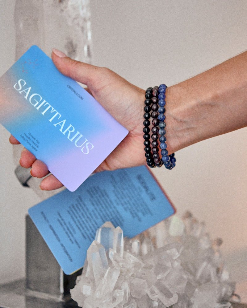 Sagittarius Bracelet Trio CRYSTALS.COM