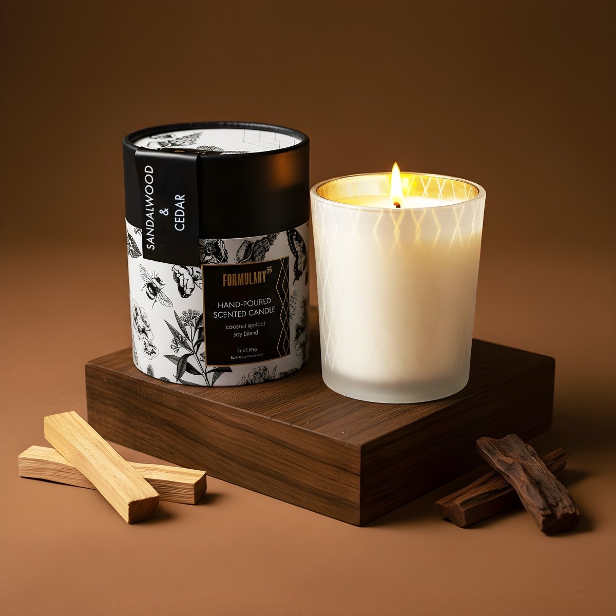 Sandalwood & Cedar - Glow Candle Formulary 55