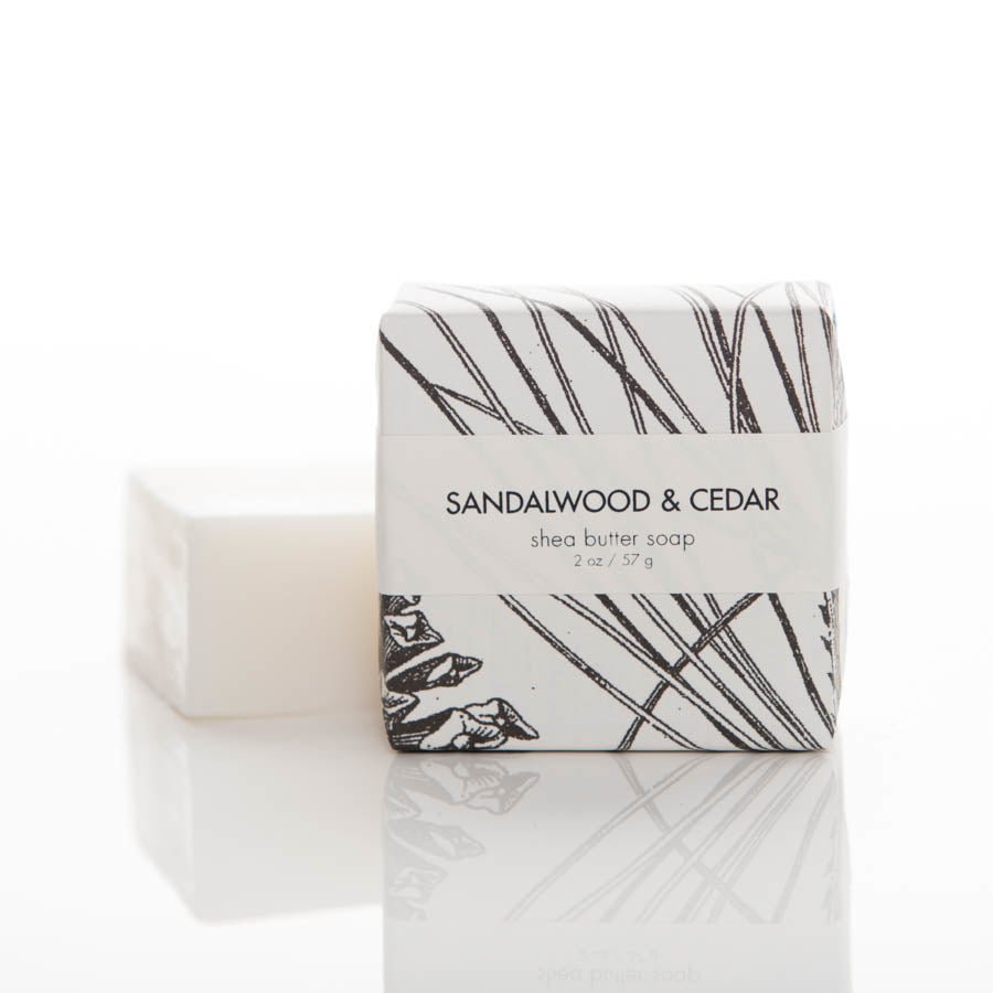 Sandalwood & Cedar - Petite Shea Butter Soap Formulary 55