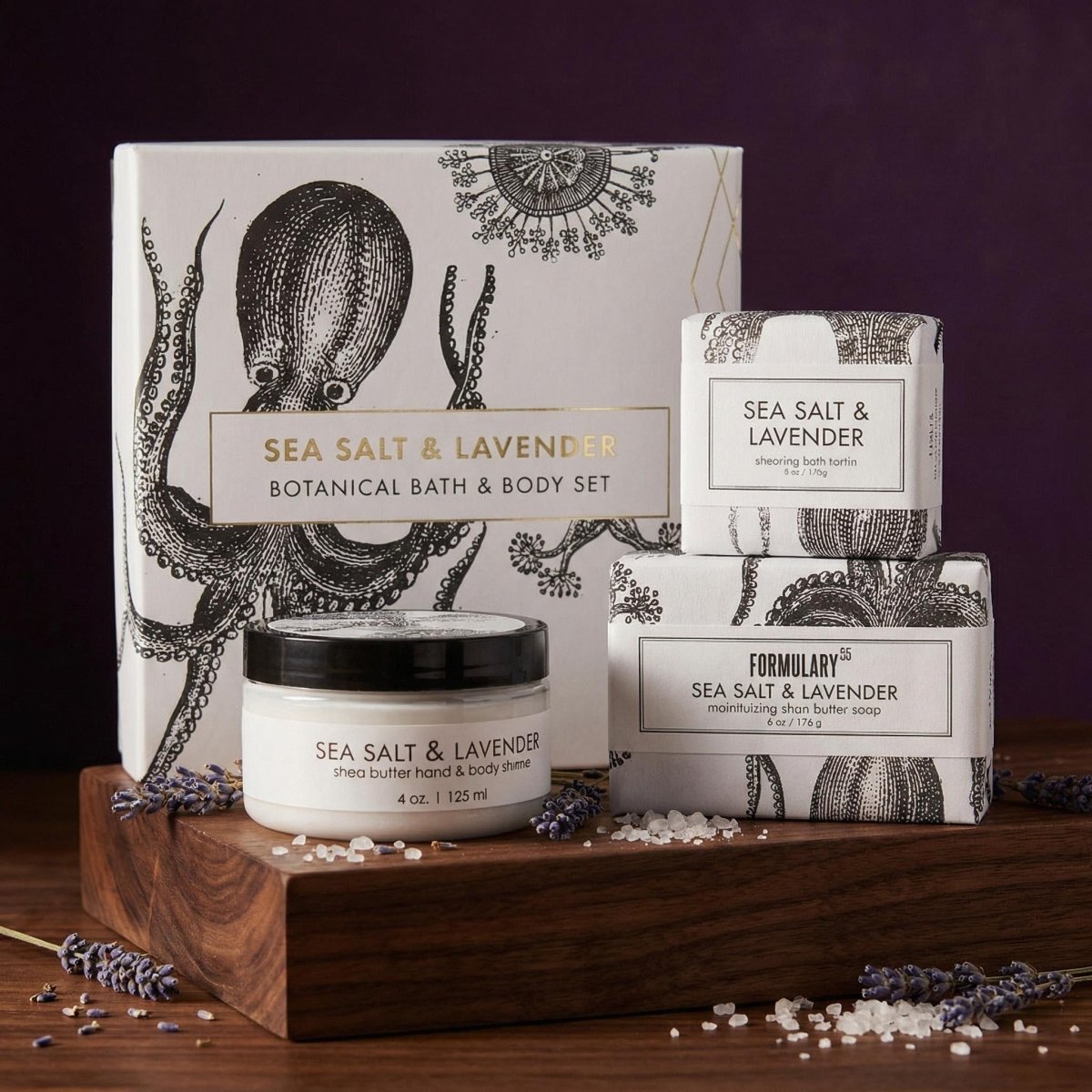 Sea Salt & Lavender - Complete Fragrance Gift Set Formulary 55