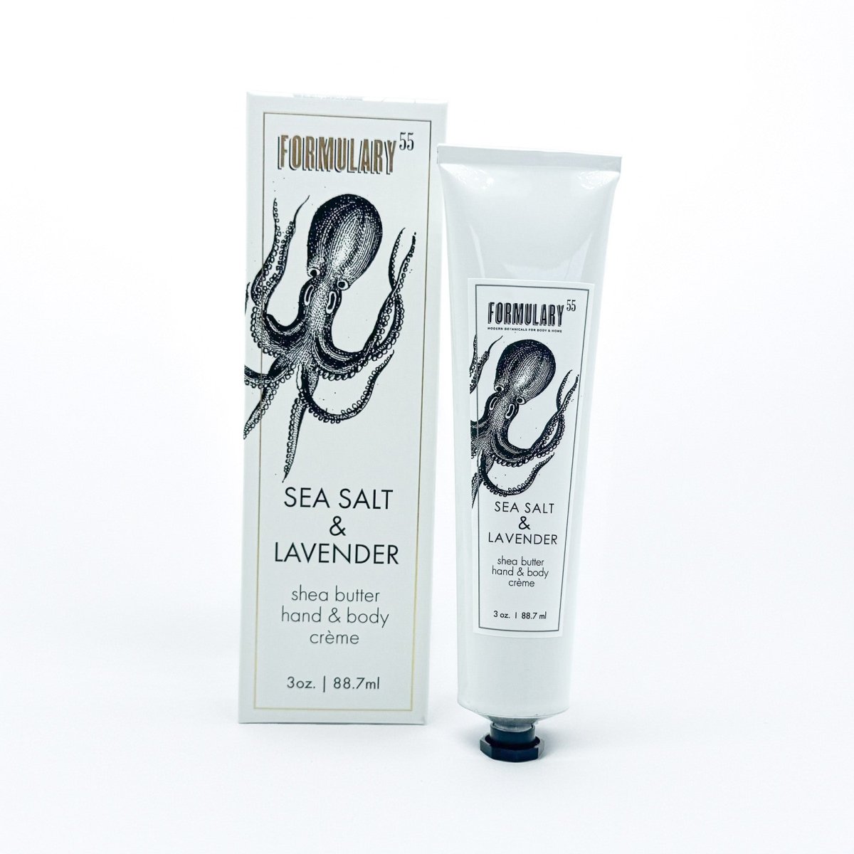 Sea Salt & Lavender - On-the-Go Shea Butter Hand and Body Creme Tube Formulary 55
