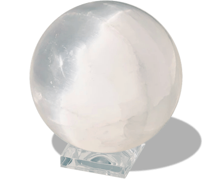 Selenite Sphere - Harmony CRYSTALS.COM