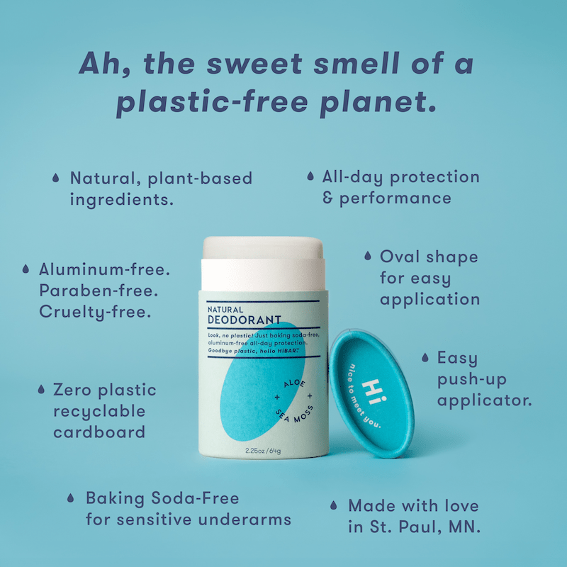 Sensitive Plastic - Free Deodorant HiBAR