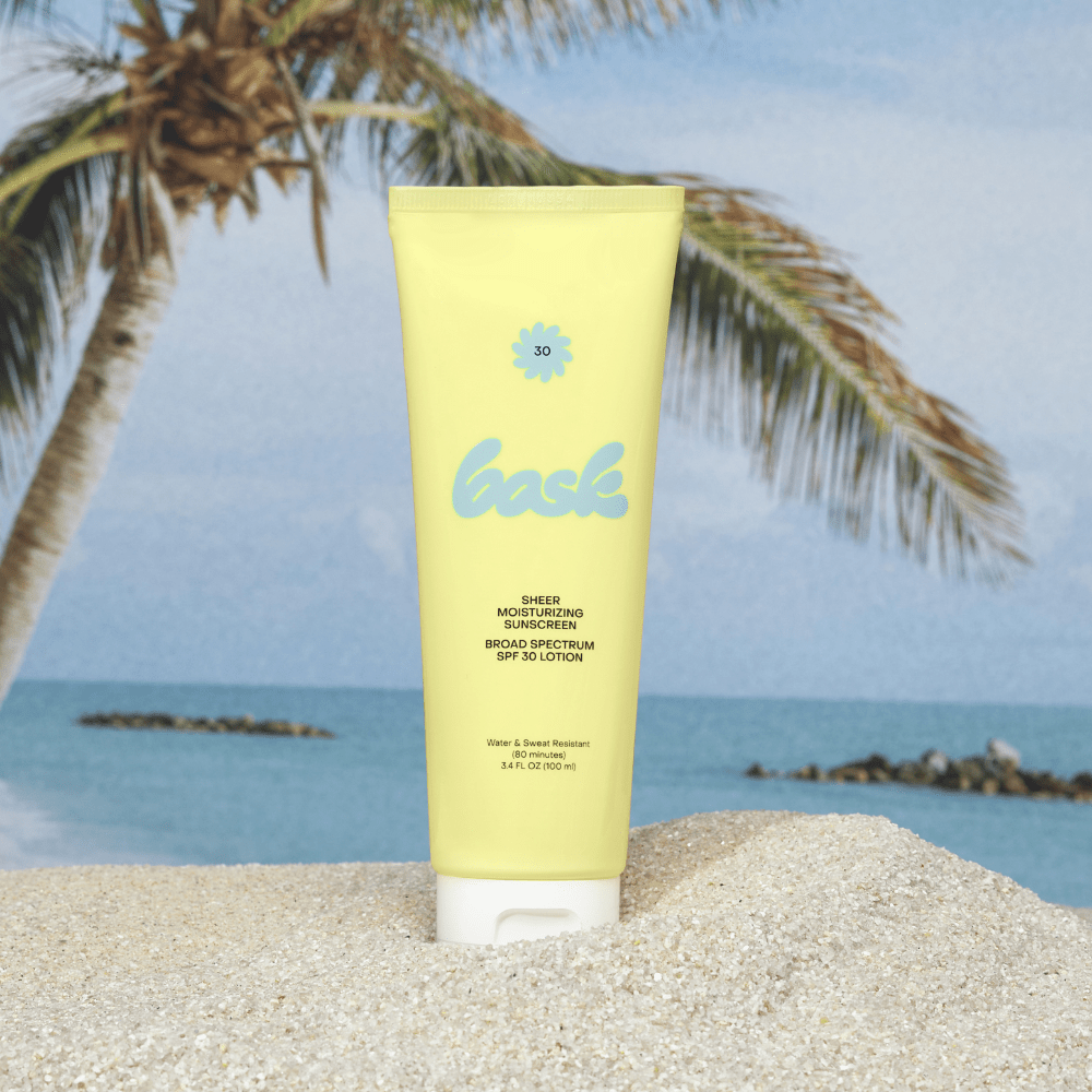 Sheer Moisturizing SPF Lotion Bask Suncare