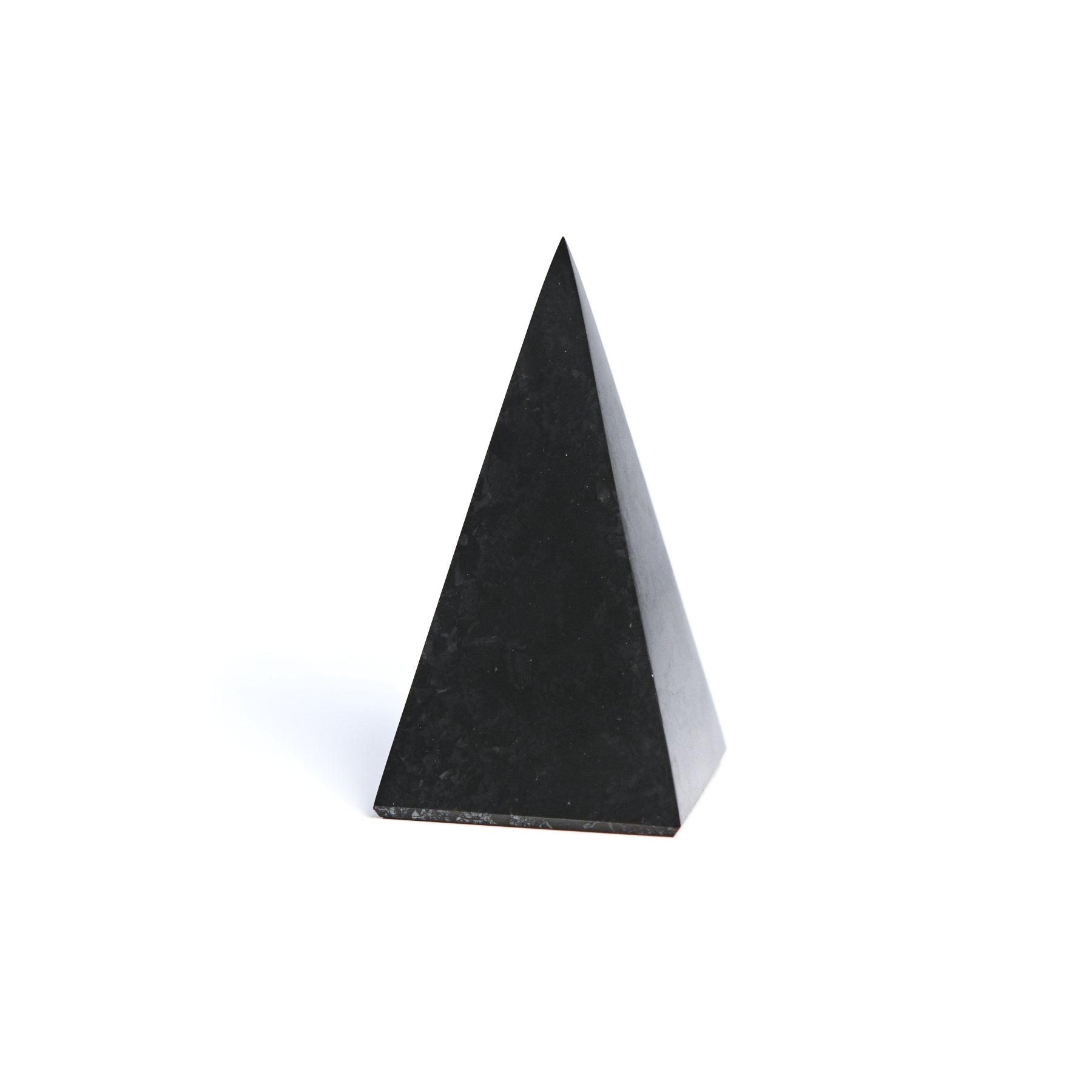 Shungite Pyramid Tall CRYSTALS.COM