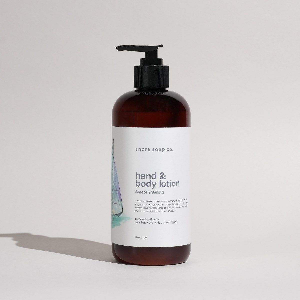 Smooth Sailing Hand & Body Lotion (Amber) Shore Soap Co.