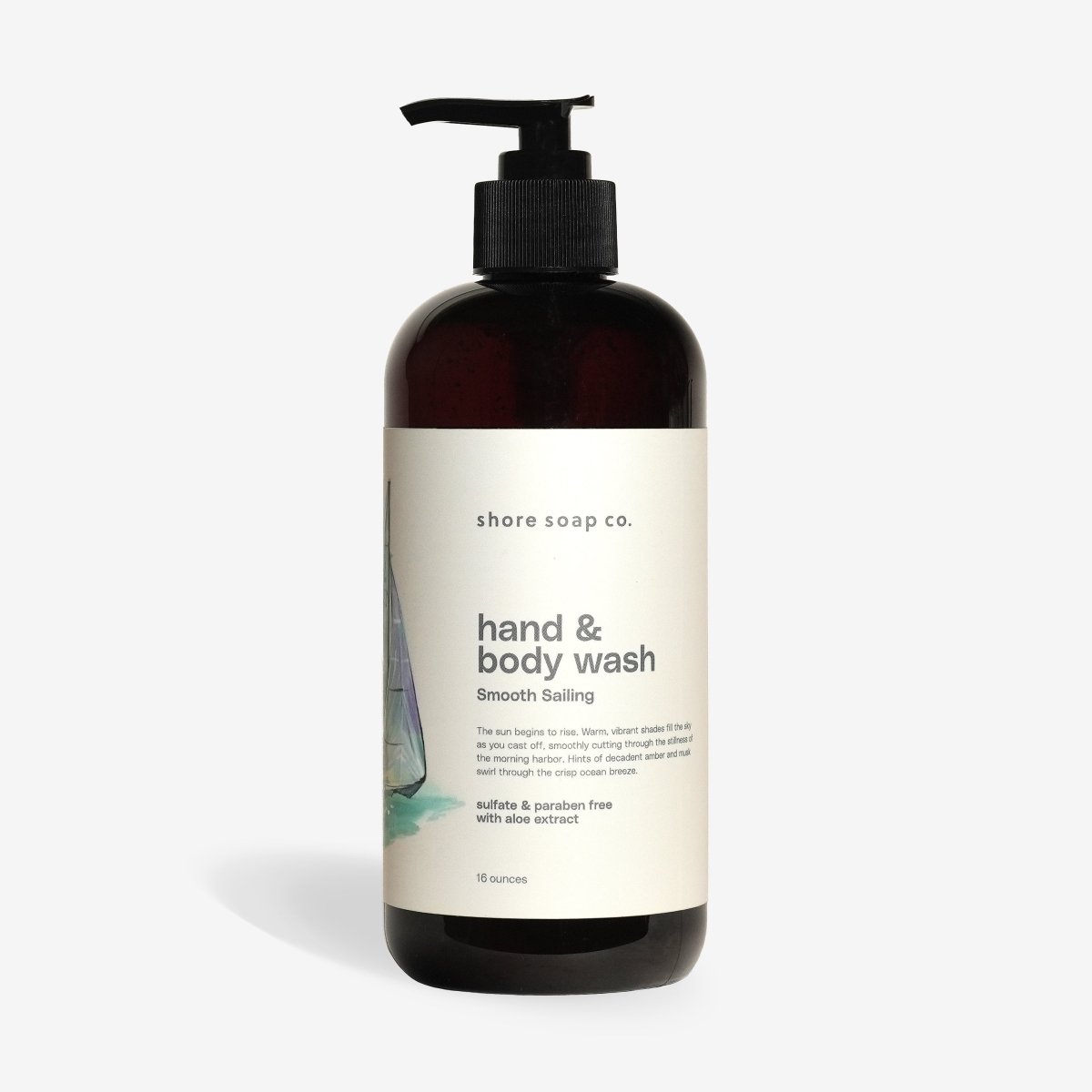 Smooth Sailing Hand & Body Wash (Amber) Shore Soap Co.