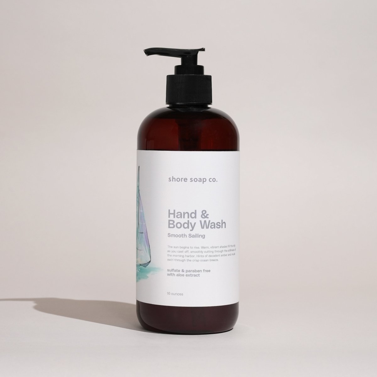 Smooth Sailing Hand & Body Wash (Amber) Shore Soap Co.