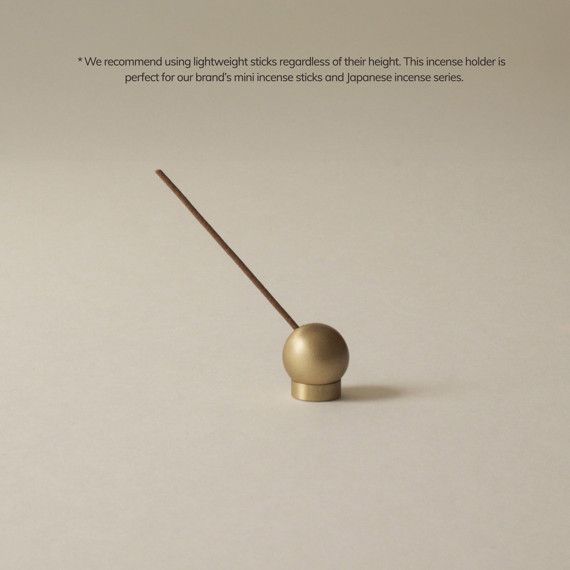 Sphere Brass Incense Holder CEDAR AND MYRRH