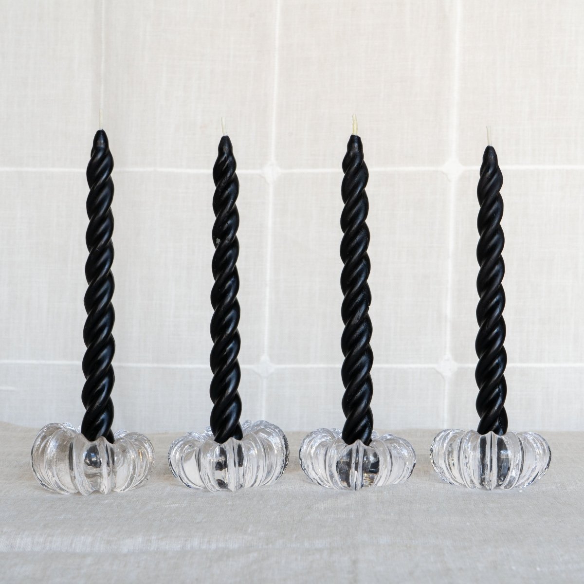 Spiral Beeswax Taper Candles Happy Organics