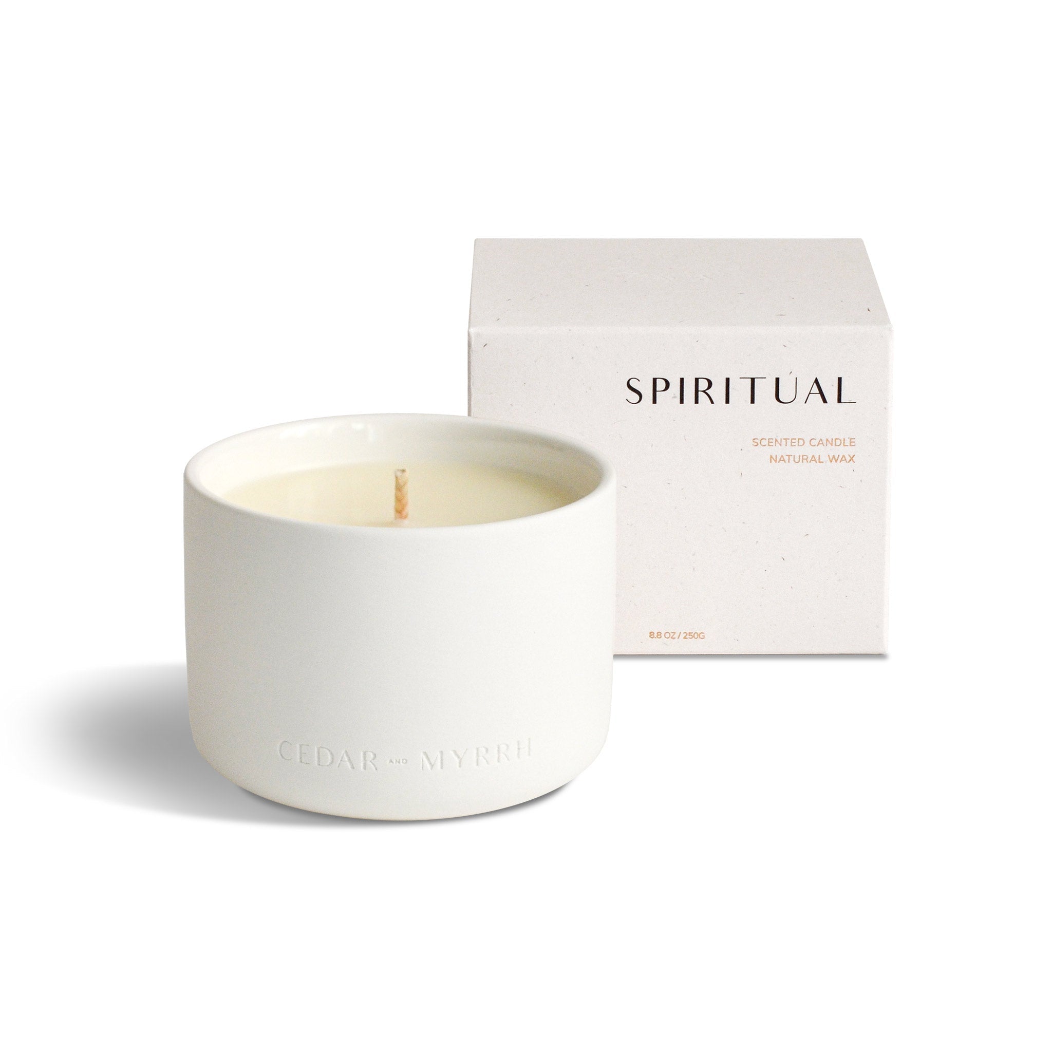 Spiritual Wellness Candle CEDAR AND MYRRH