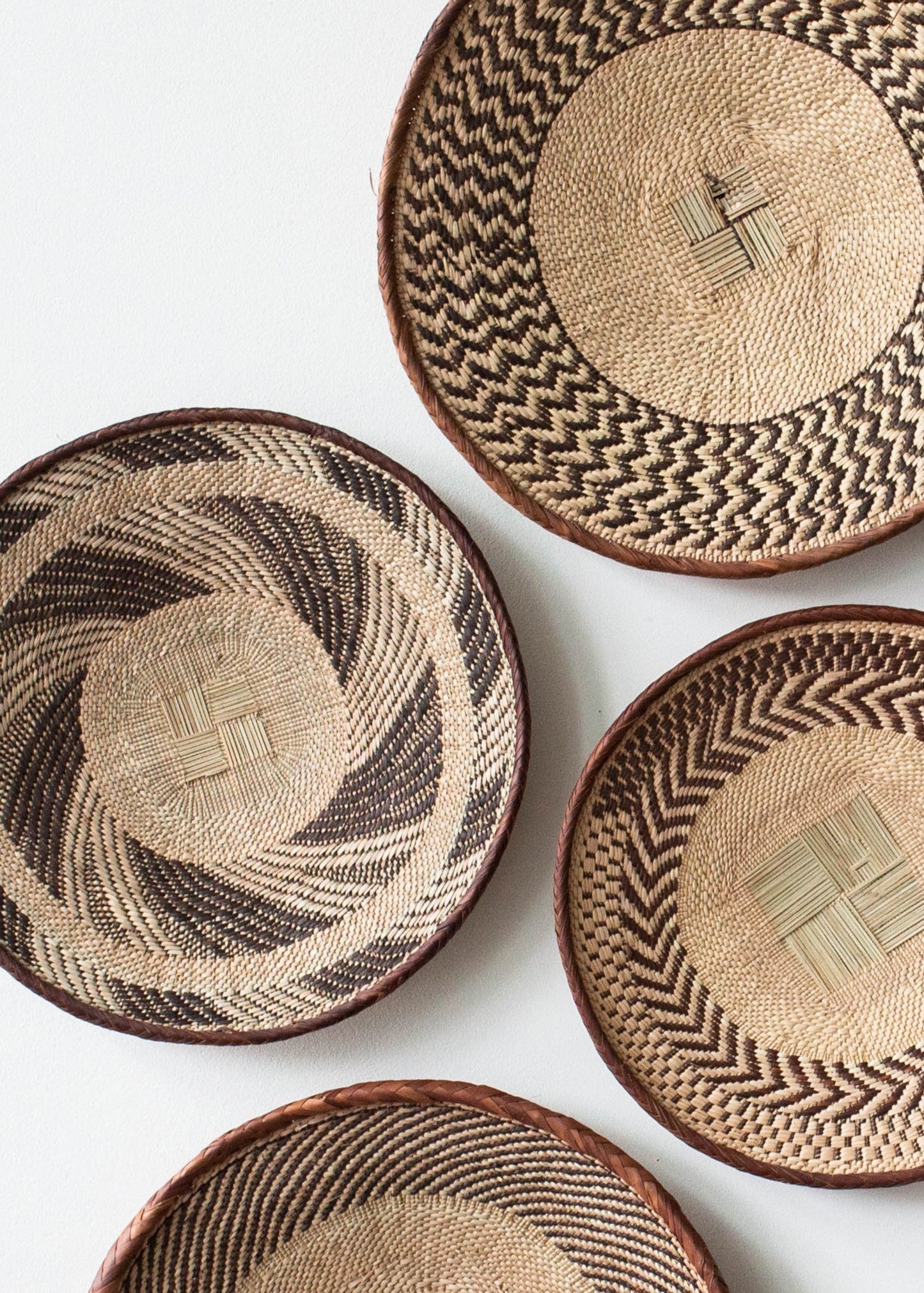 Statement Binga Patterned Wall Hanging Basket Kanju Interiors