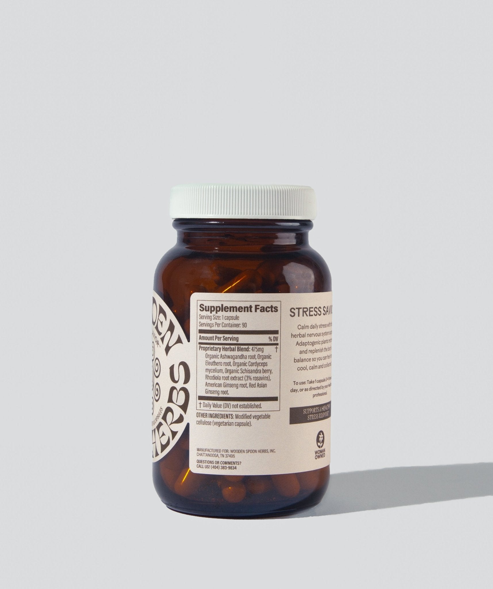 Stress Savior WOODEN SPOON HERBS