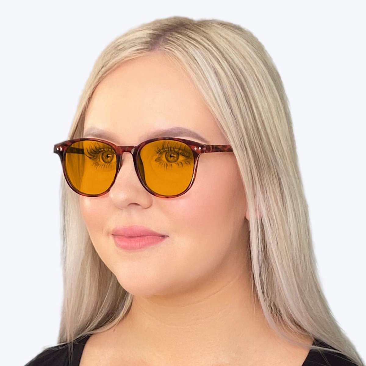 SunDown Billie Blue Blocking Glasses - Tortoise BlockBlueLight