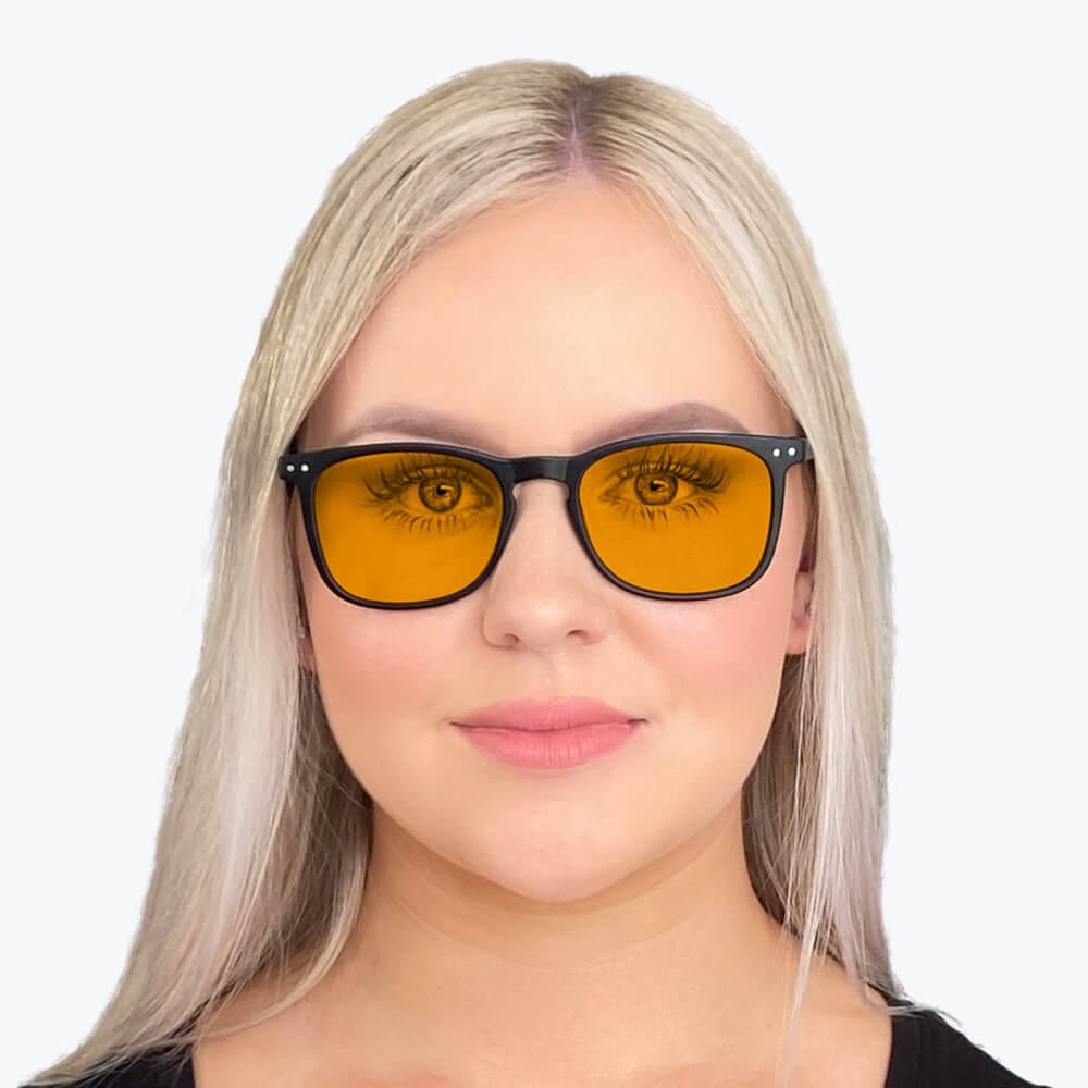 SunDown Taylor Blue Blocking Glasses - Black BlockBlueLight