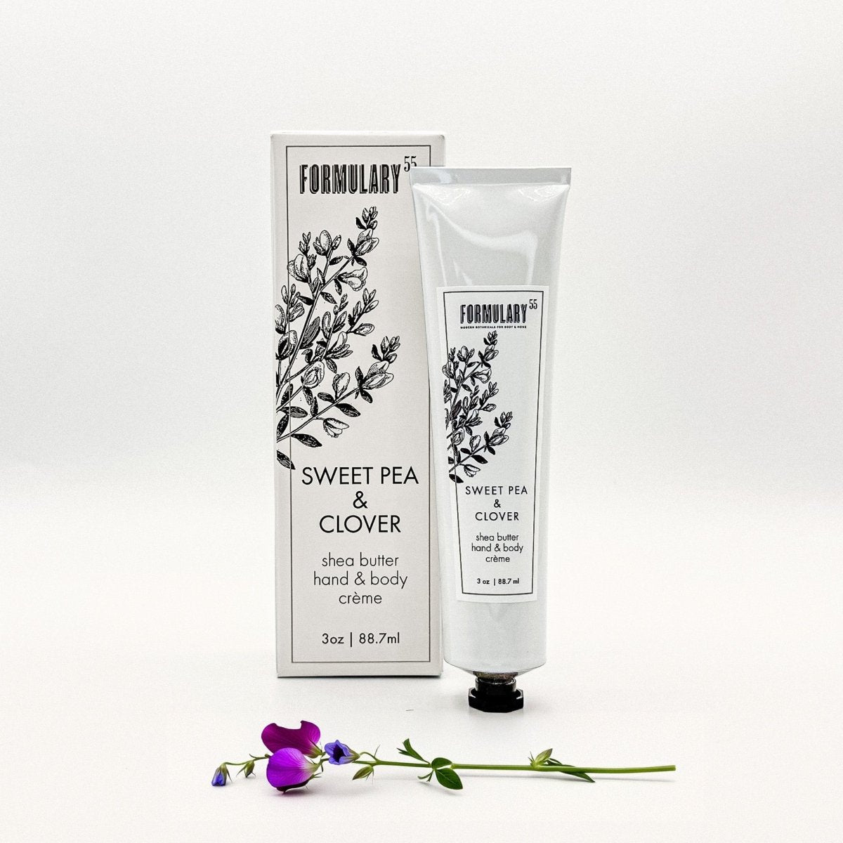 Sweet Pea & Clover - On-the-Go Shea Butter Hand and Body Creme Tube Formulary 55