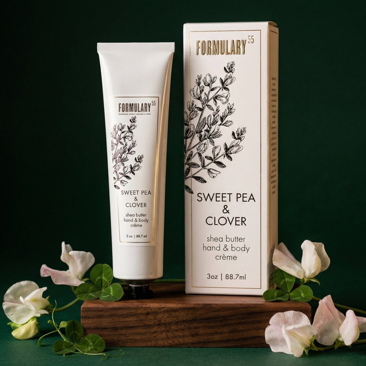 Sweet Pea & Clover - On-the-Go Shea Butter Hand and Body Creme Tube Formulary 55