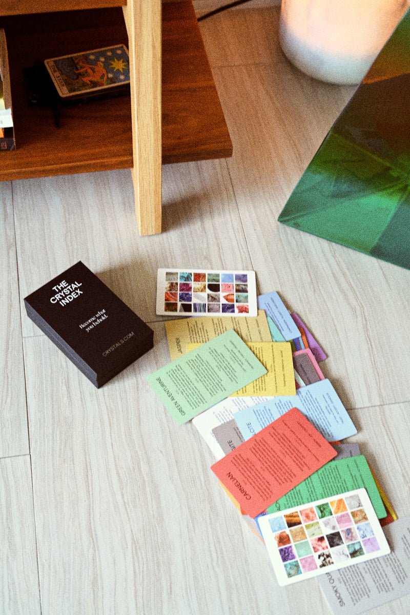 THE CRYSTAL INDEX - CARD DECK CRYSTALS.COM