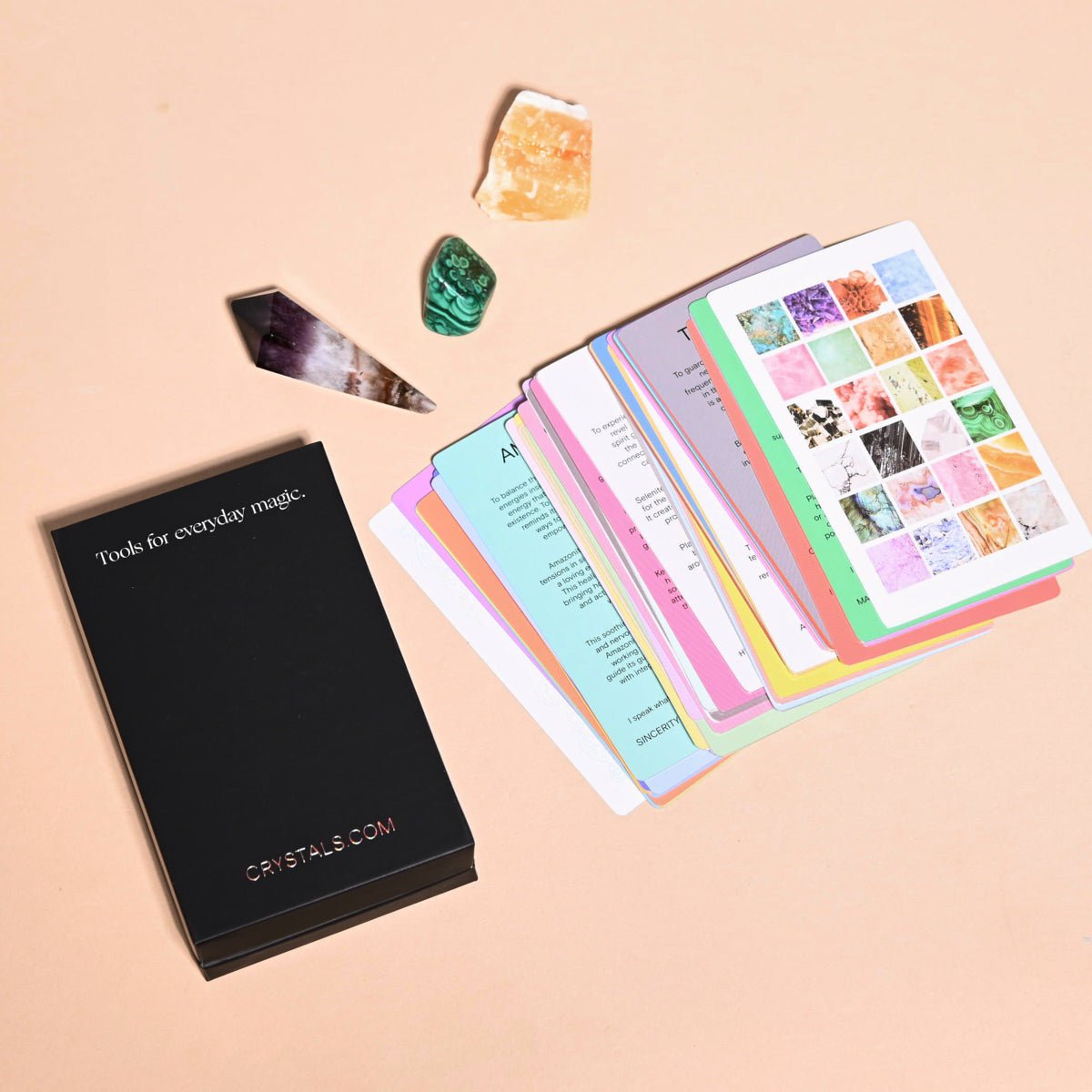 THE CRYSTAL INDEX - CARD DECK CRYSTALS.COM