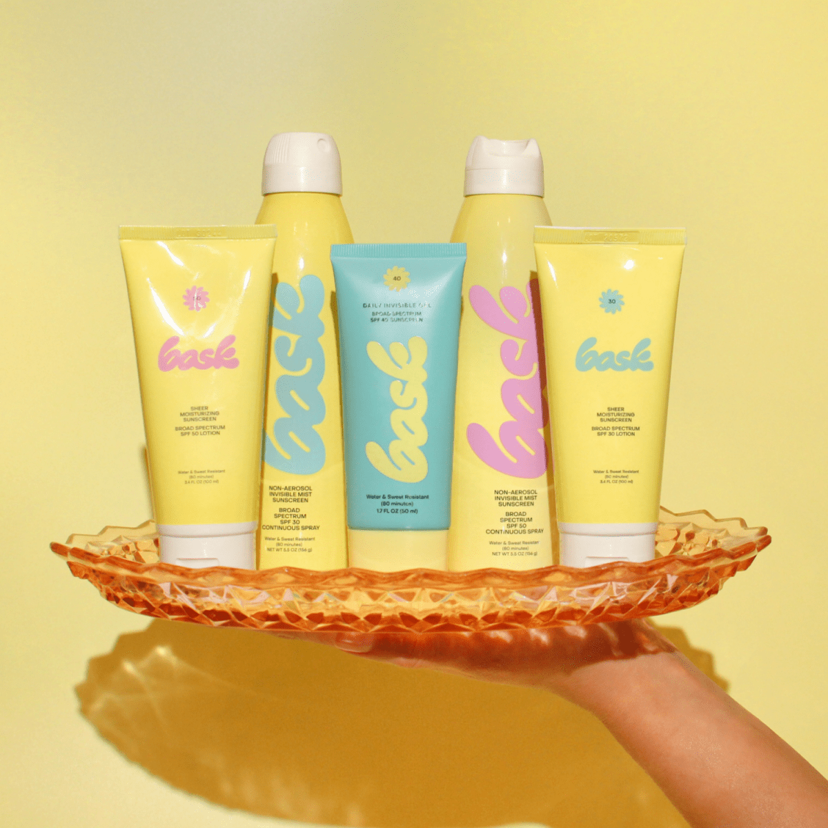 The Fab Five Bask Suncare